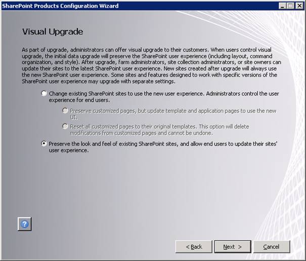 image014 Migrate MOSS 2007 to SharePoint Server 2010.  