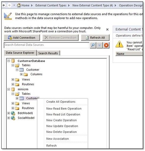 bcs4 First Look at SharePoint 2010 BCS   Business Connectivity Services 