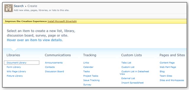 silverlight1 Getting Started with Silverlight in SharePoint 2010