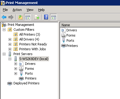 print management mmc print management mmc