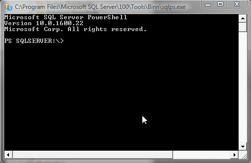 sql server powershell