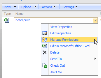 change permissions