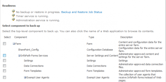 SharePoint 2010 backup restore