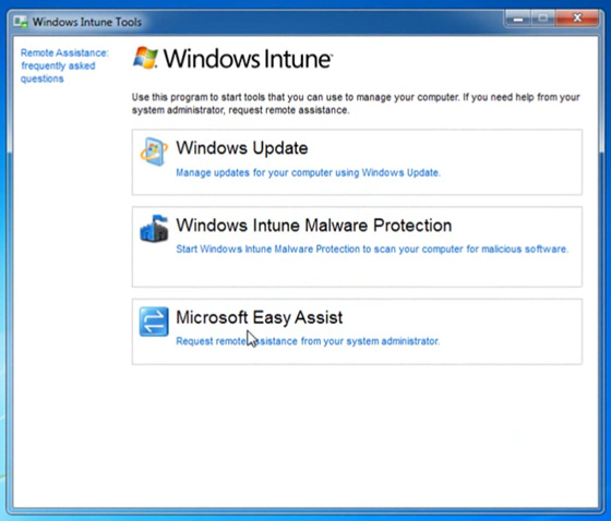 Windows Intune Center Windows Intune Center